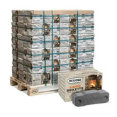 REKORD Braunkohlebriketts 900 kg Palette - Dauerbrandgeeignet